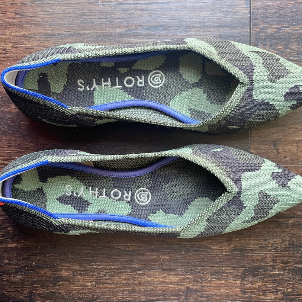Rothy’s The Point Camouflage Flats - image 1